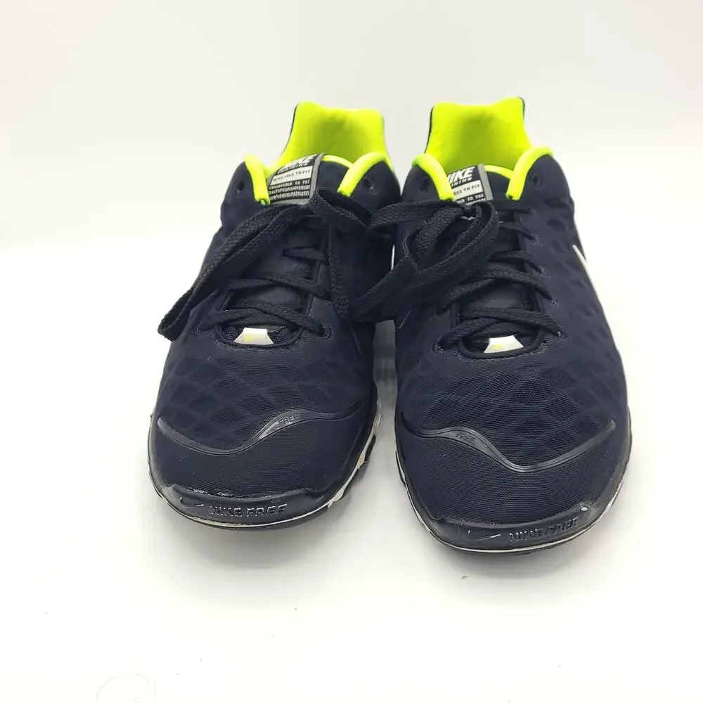 Nike Free TR Fit training black green women's size 10